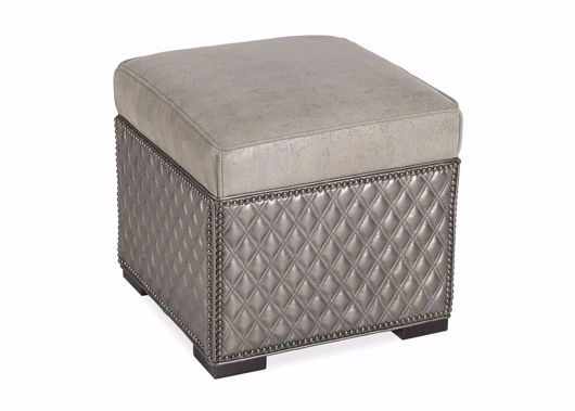 Picture of 037-B-Q ABBEY OTTOMAN W/QUILTING